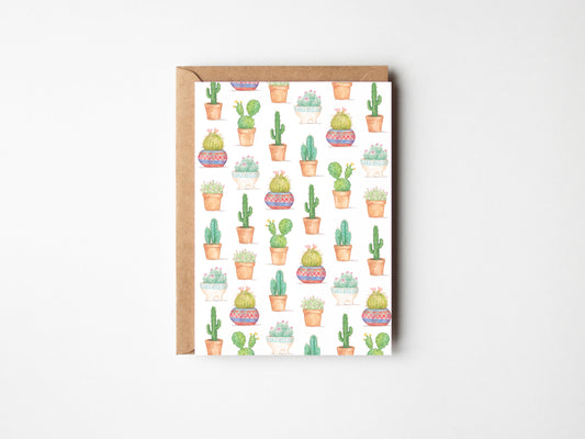 Cactus Collection, A6 card