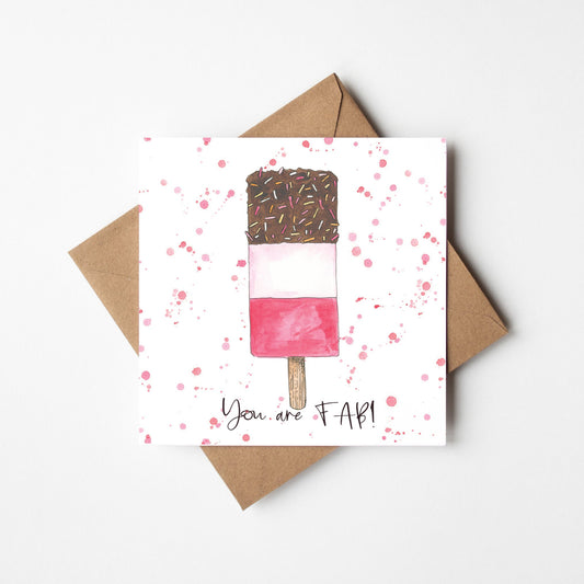 You are FAB! Greeting card