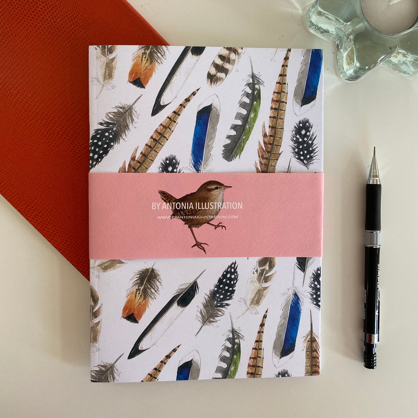 Wild Feathers, A5 Notebook