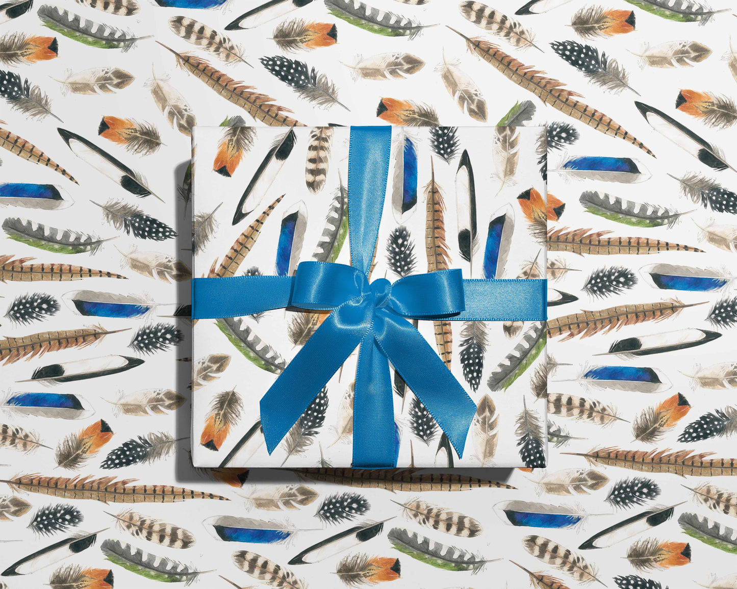 Wild Feathers Wrapping Paper