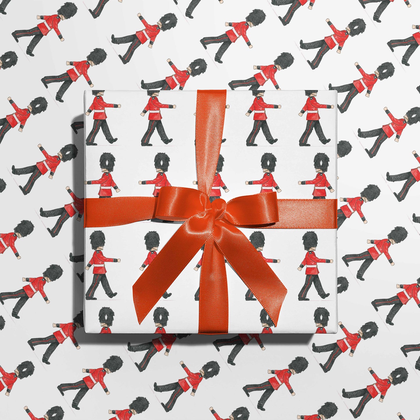 'On Parade' Marching Guards Wrapping Paper