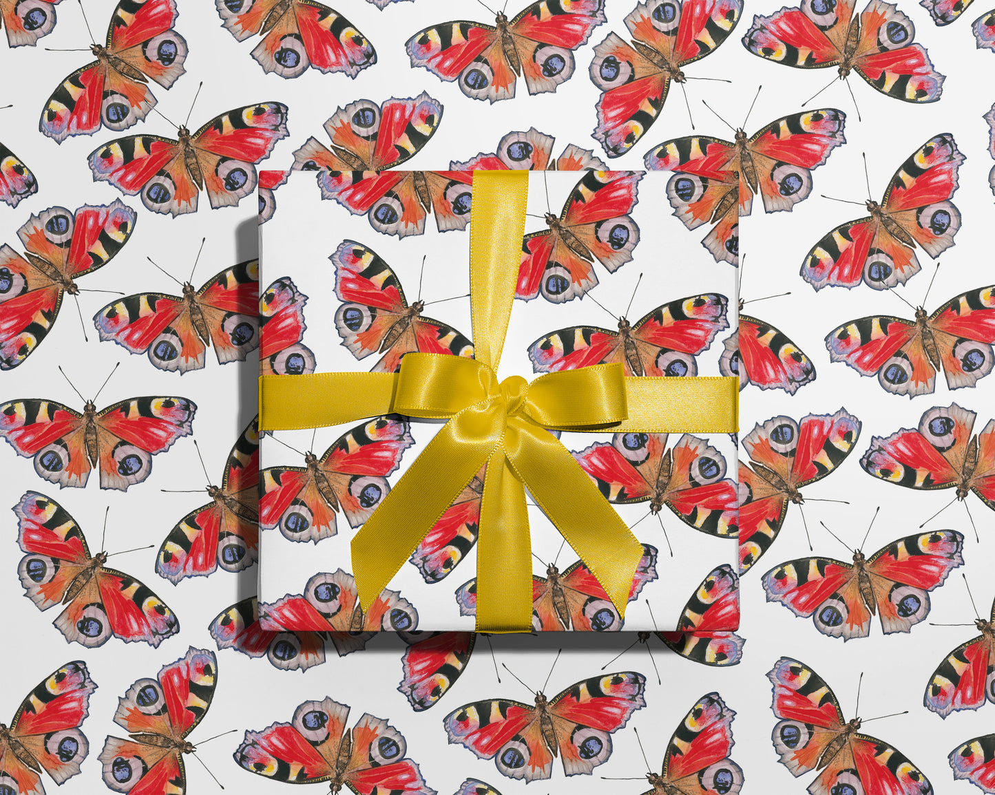 Butterfly wrapping paper