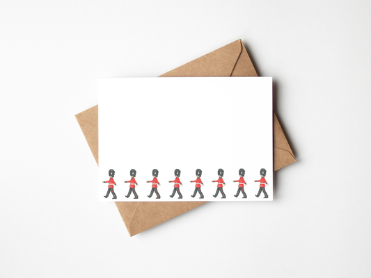 ‘On Parade’ Marching Guards Postcard Set, A6
