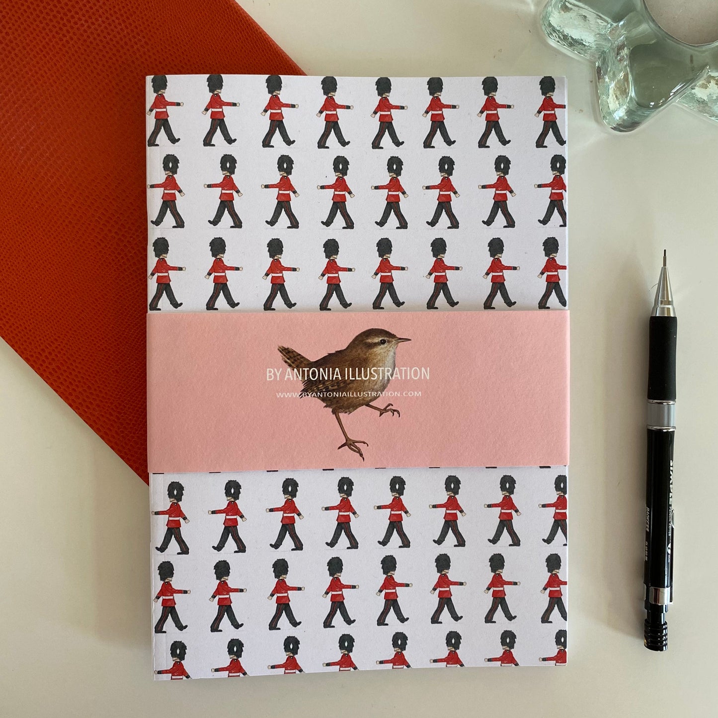 Guardsmen on Parade, A5 notebook