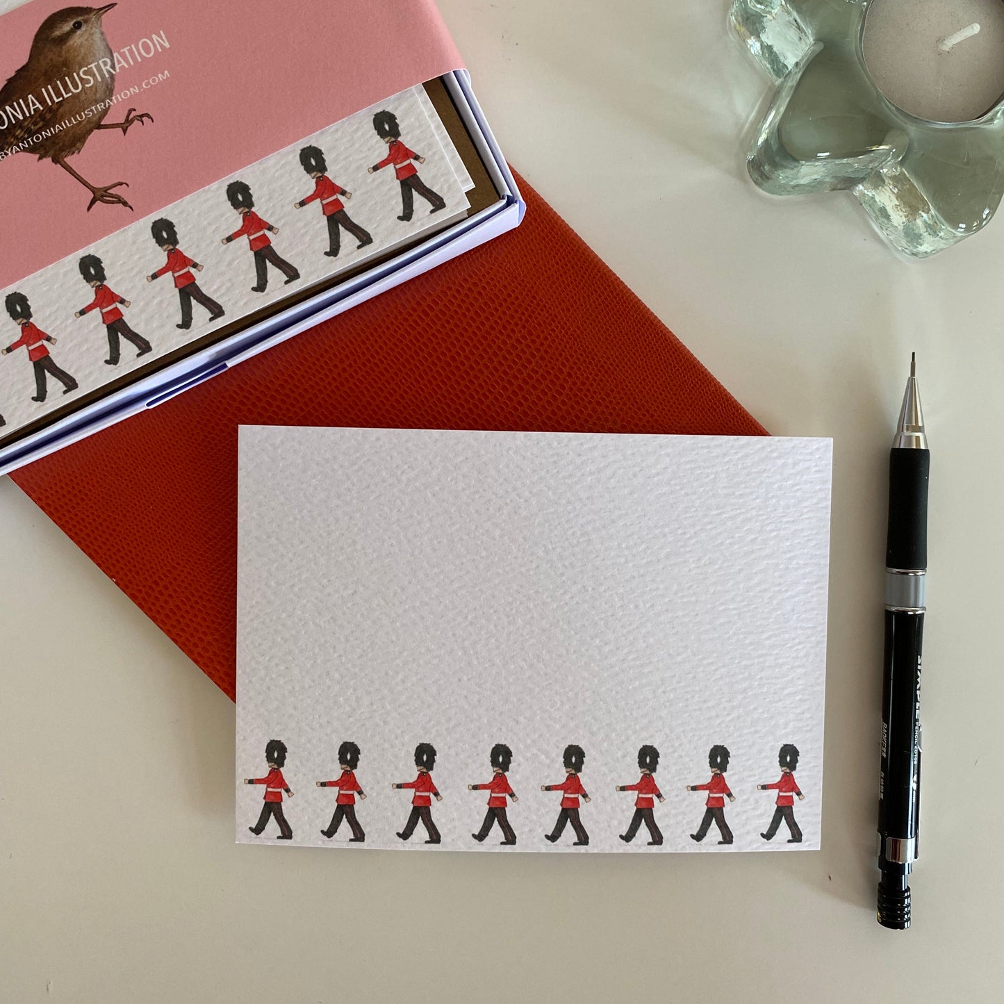 ‘On Parade’ Marching Guards Postcard Set, A6