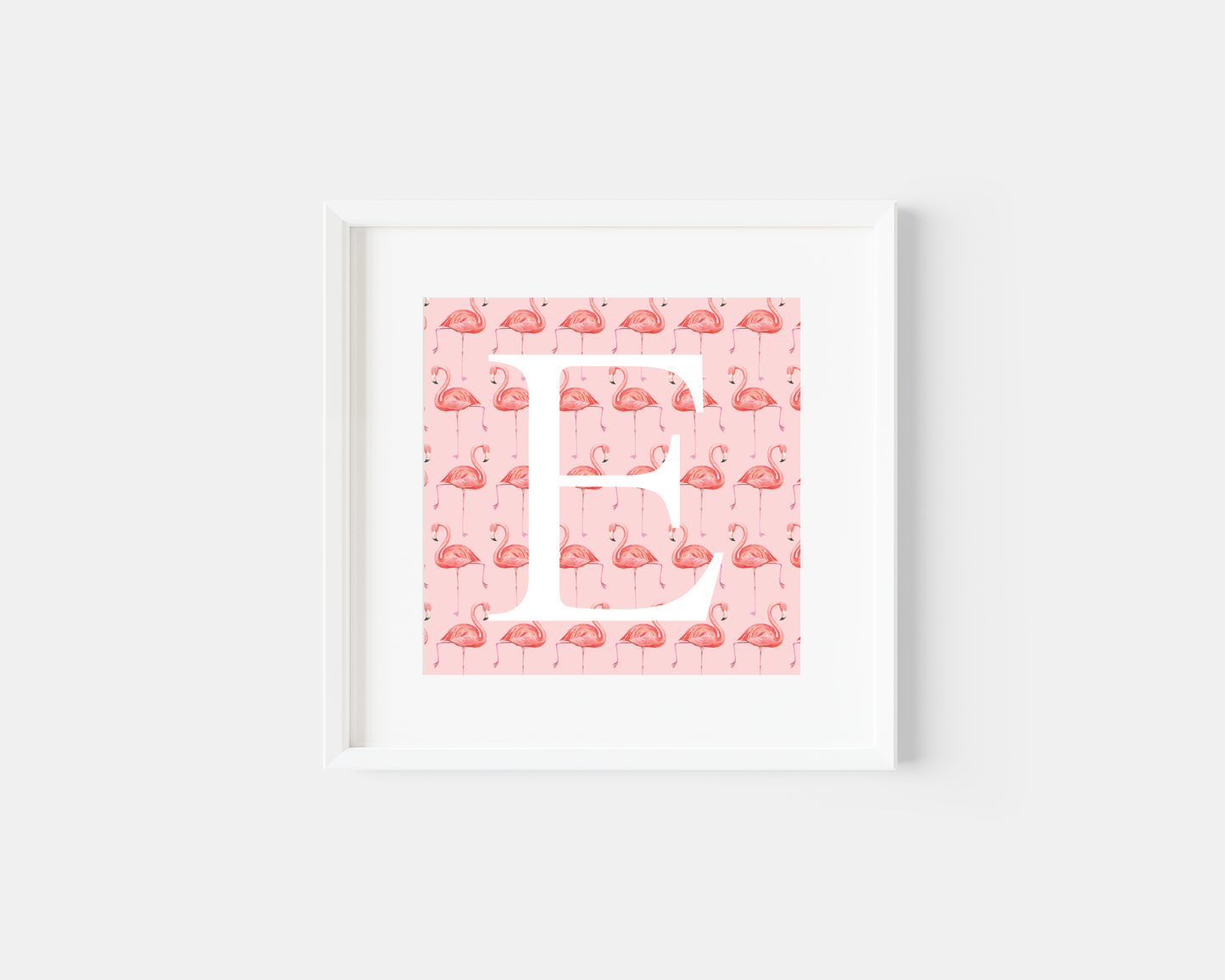 Fabulous Flamingos, Personalised Art Print