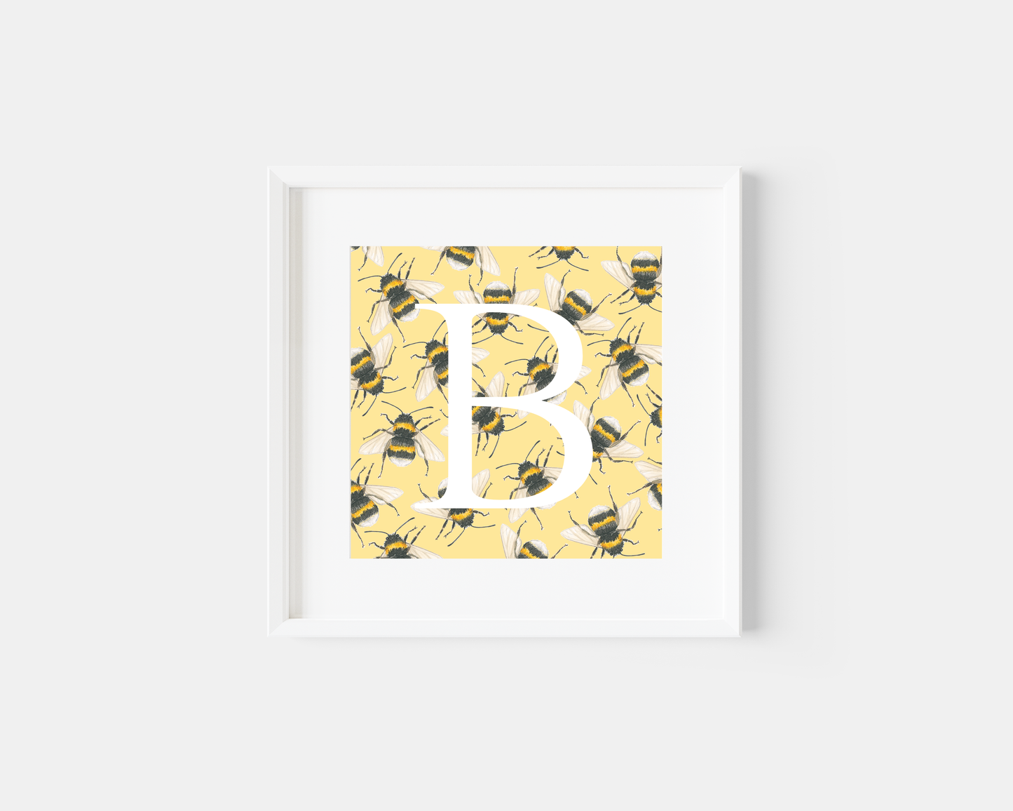 Busy Bees Personalised Art Print