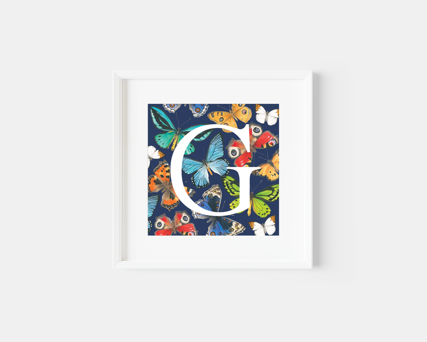 Butterfly Flurry, Personalised Art Print