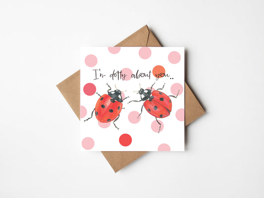 ‘I’m Dotty About You!’ Valentine’s Card