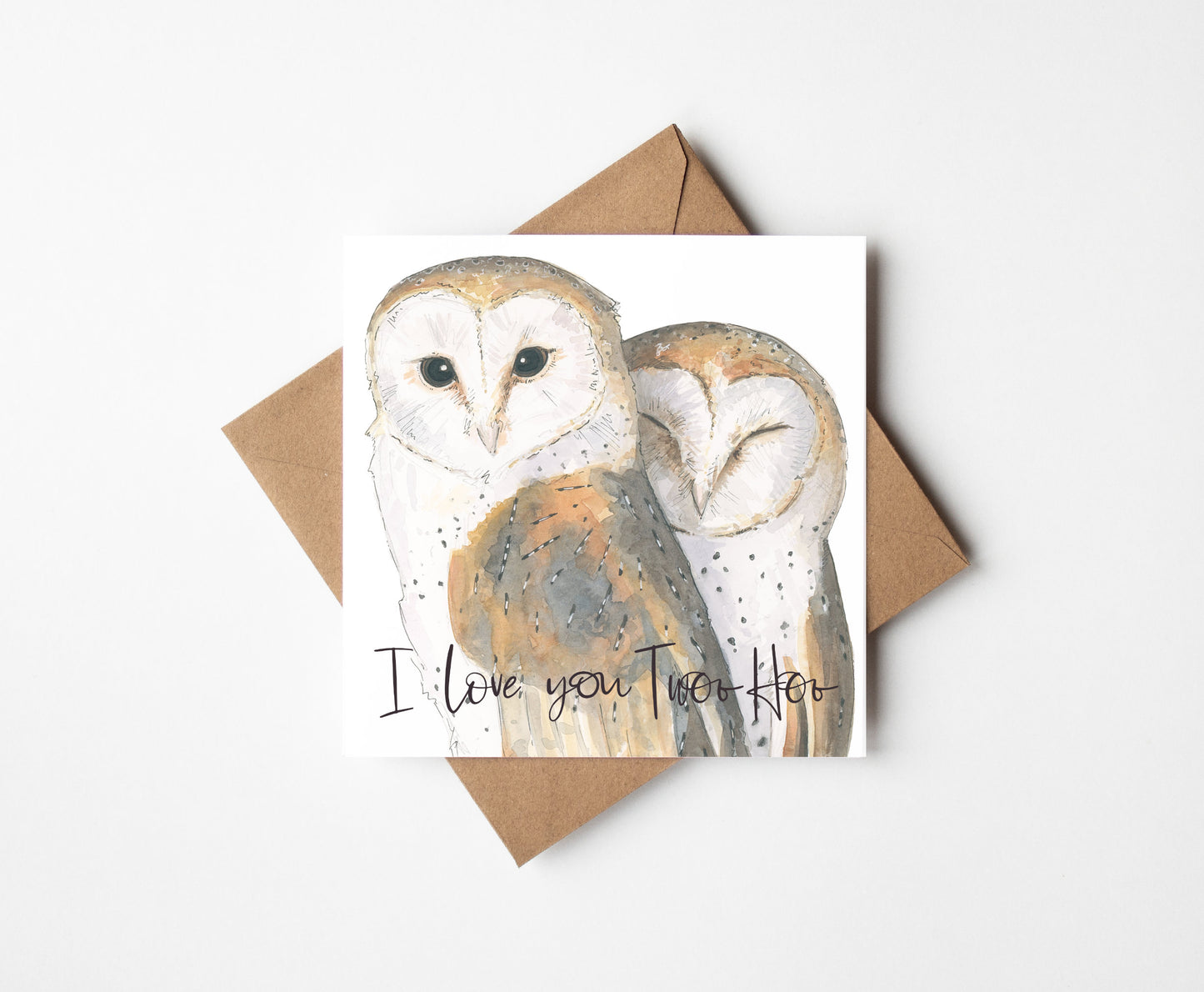I love you Twoo Hoo, Greetings card