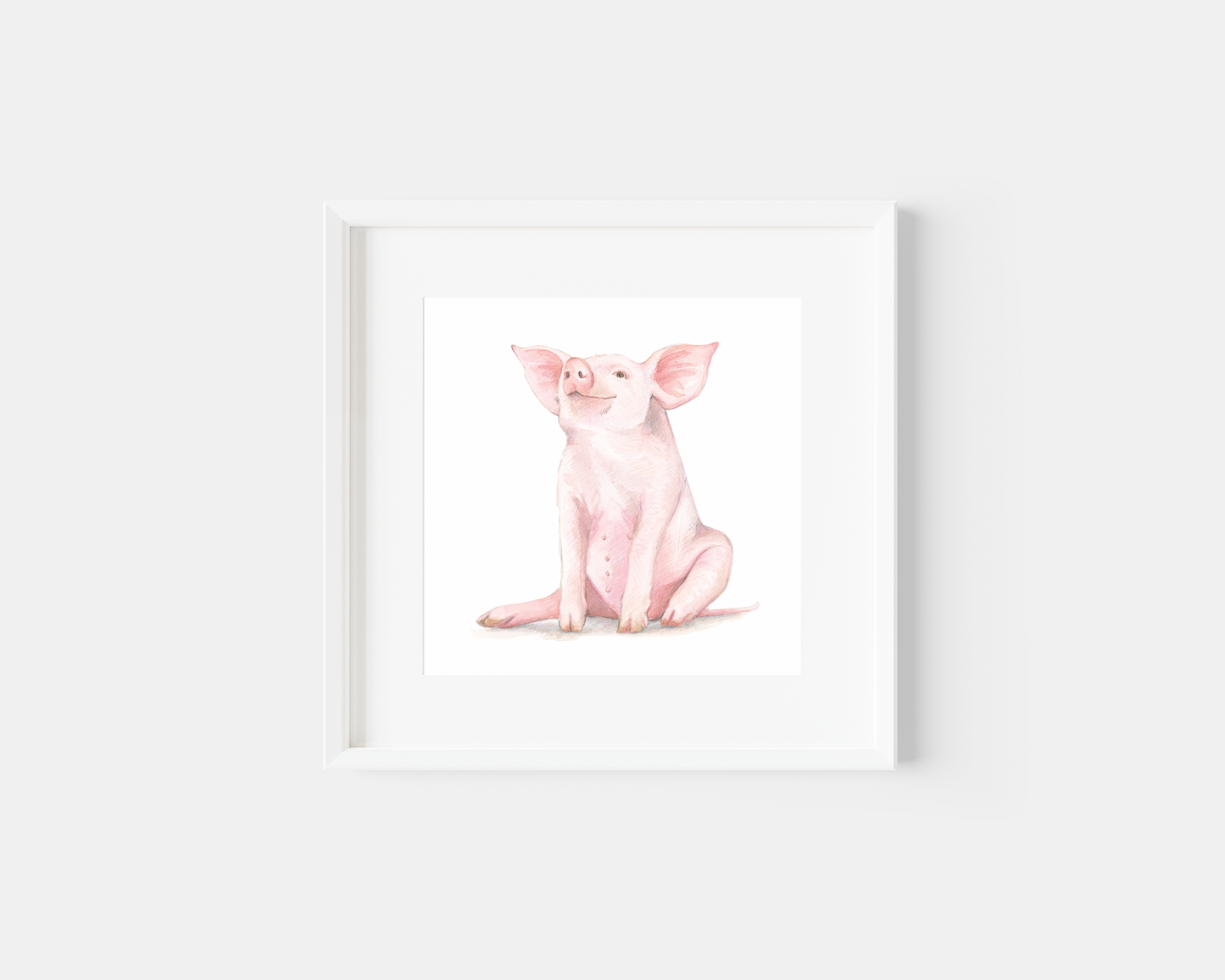 This Little Piggy, original watercolour