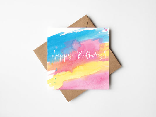 Happy Birthday Splash, Greeting card