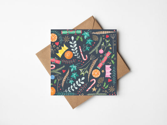 Festive Foliage, Christmas Greetings Card