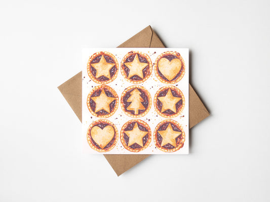 Mince Pies, Christmas card