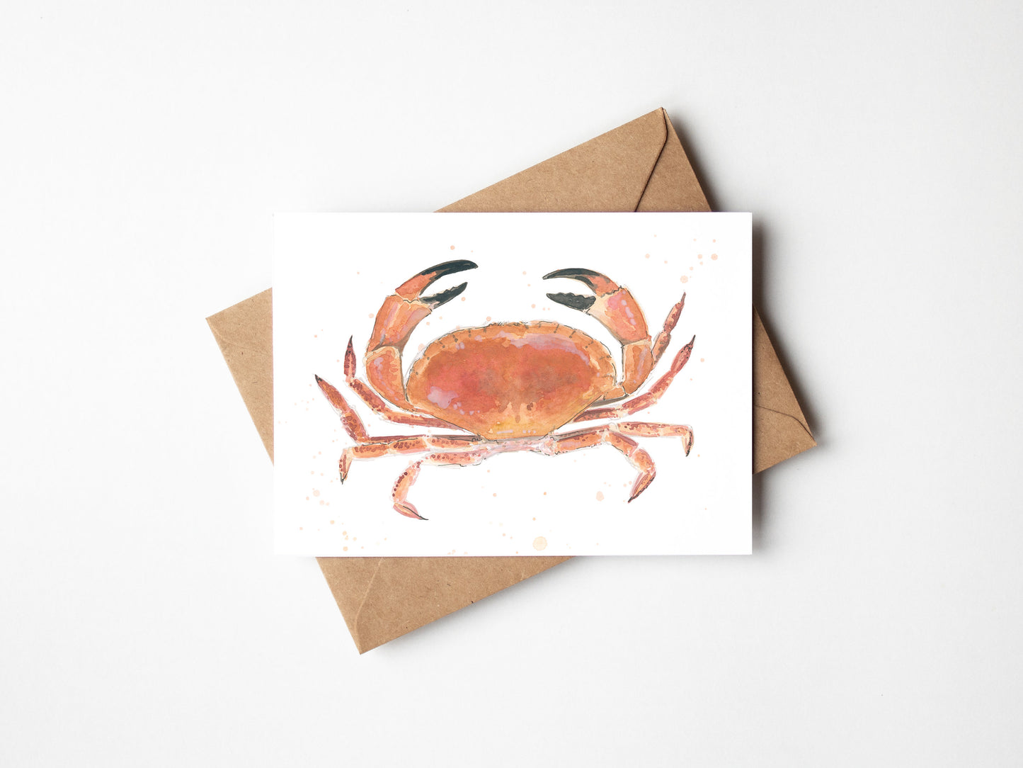 Crab, A6 Greeting Card
