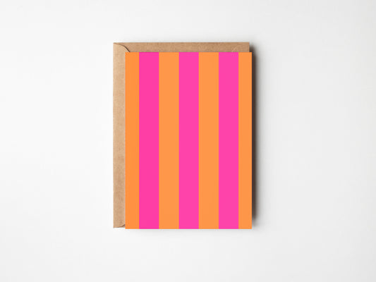COMING SOON - Ibiza Stripes, A6 Greeting card
