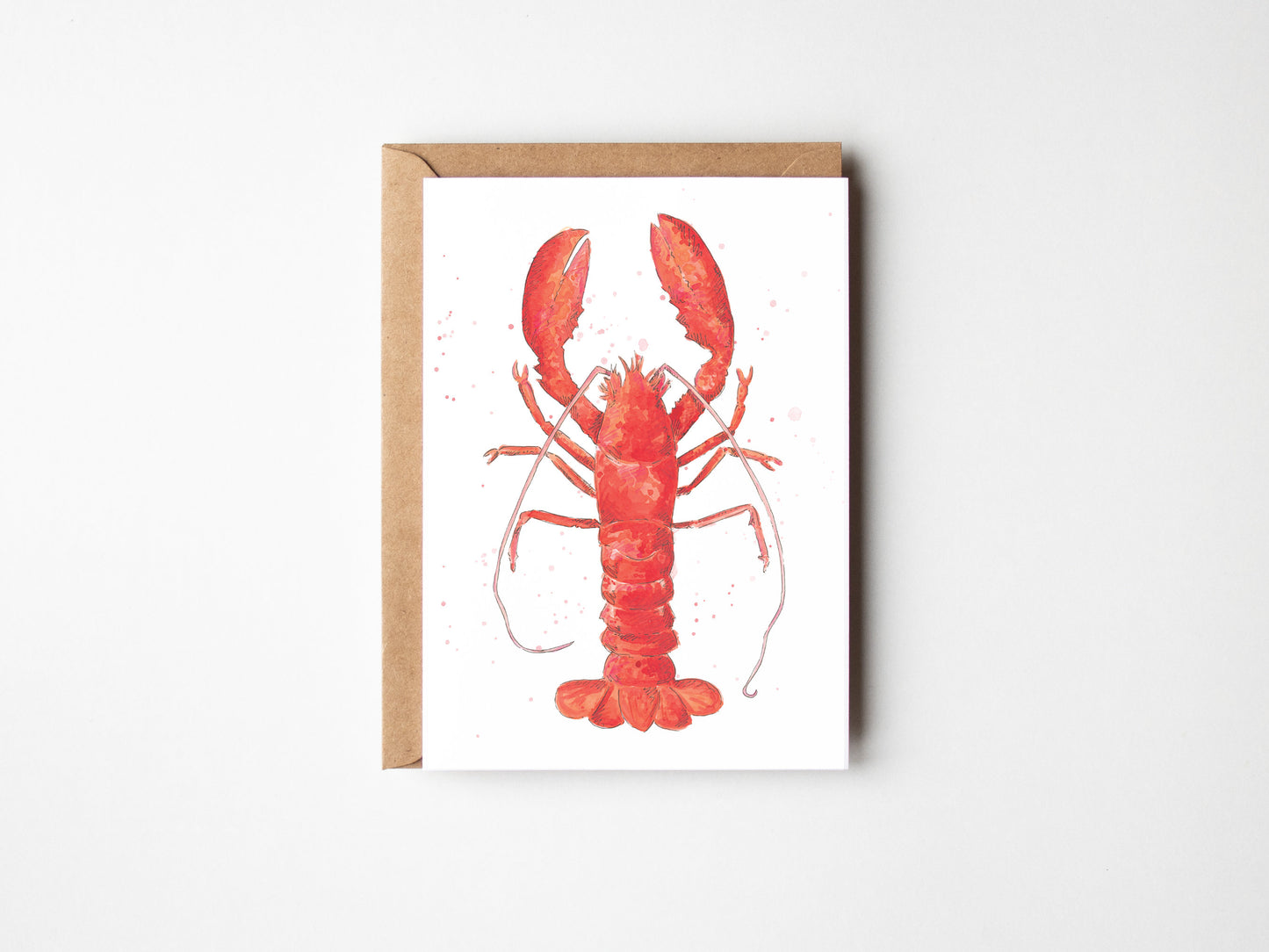Lobster, A6 Greeting Card