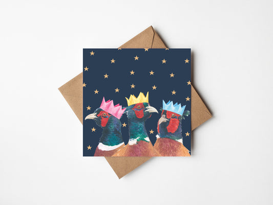 Magnipheasant Christmas, Square Card
