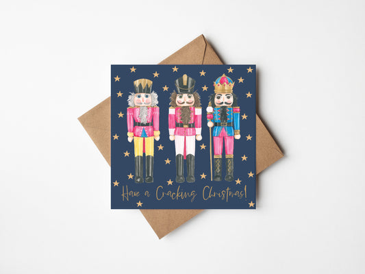 Have a Cracking Christmas, Nutcracker Christmas Greetings Card