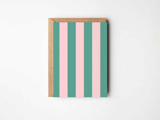 COMING SOON - Summer Stripes, A6 Greeting card