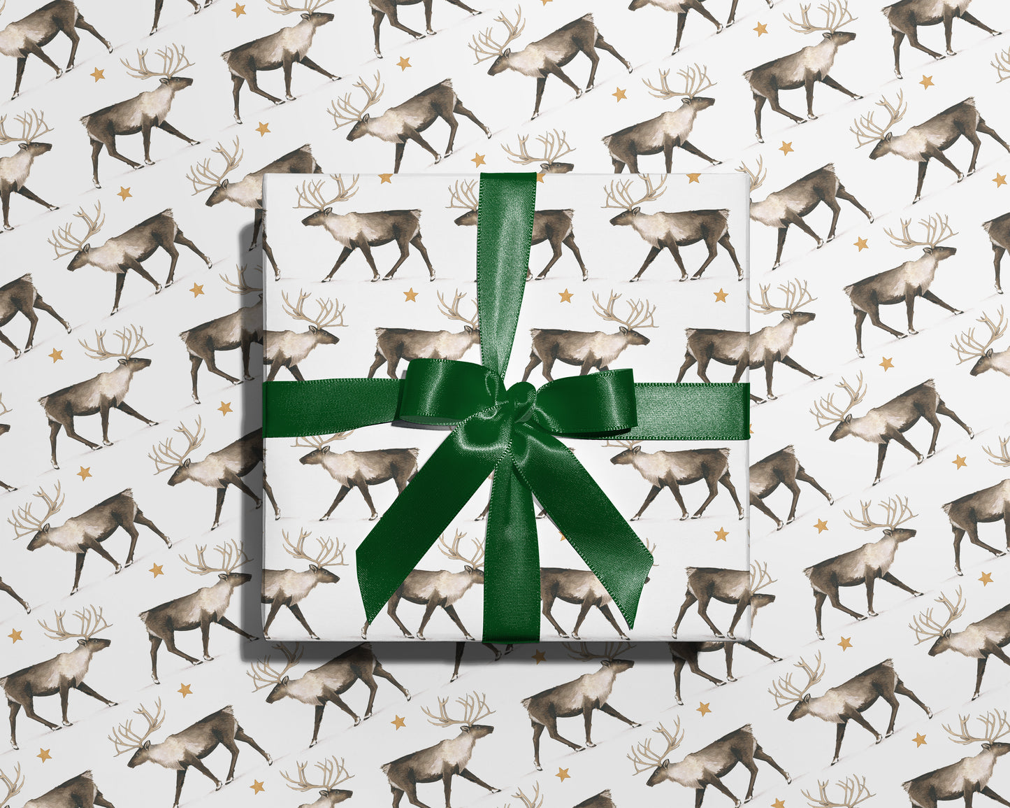 Reindeer Christmas Gift Wrapping Paper