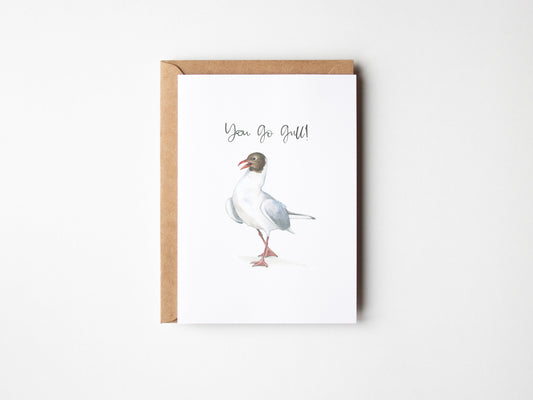 COMING SOON - You Go Gull!, A6 Greeting card